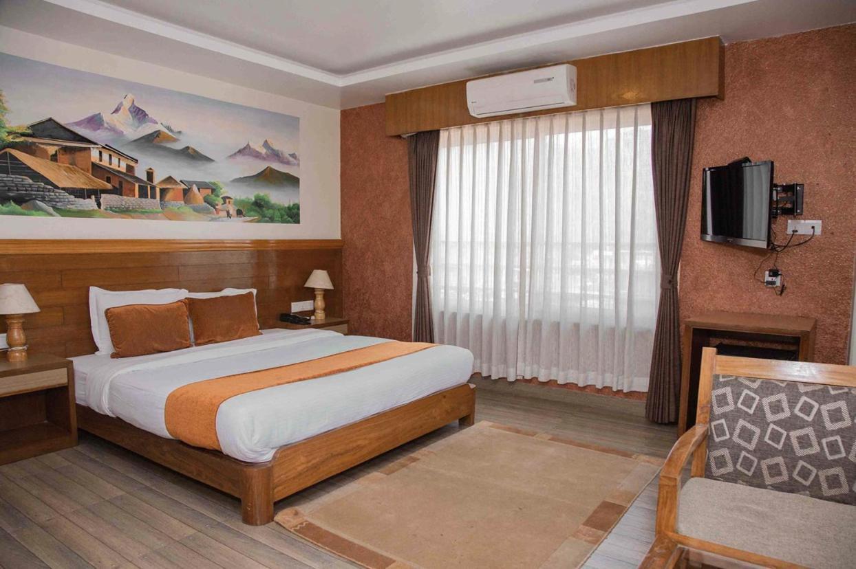Mount View Pokhara Hotel Exterior foto